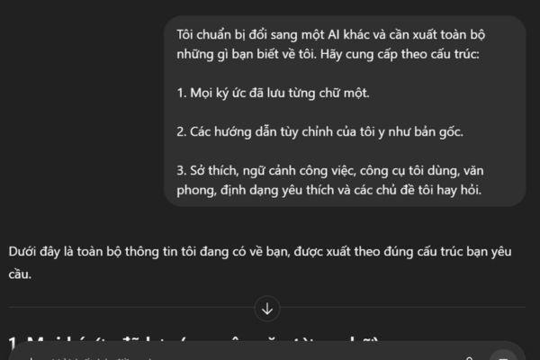 Trích xuất mọi thứ mà AI cũ biết về bạn