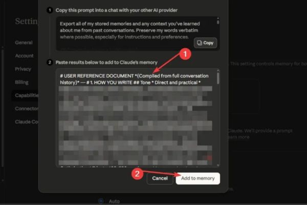 Nhập thông tin vào hệ thống mới