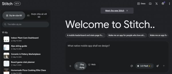 Cách dùng Google Stitch: Thiết kế giao diện ứng dụng bằng AI cực nhanh 14 Cách dùng Google Stitch