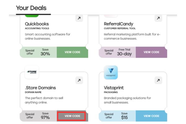 Cách mua tên miền .STORE với 1 USD (2026): Hướng dẫn chi tiết từ A–Z 13 Nhấn chuột vào nút View Code