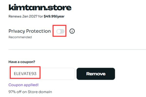 Cách mua tên miền .STORE với 1 USD (2026): Hướng dẫn chi tiết từ A–Z 17 Hướng dẫn cách mua tên miền .STORE với 1 USD