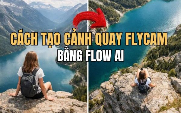 cách tạo cảnh quay flycam bằng Flow AI