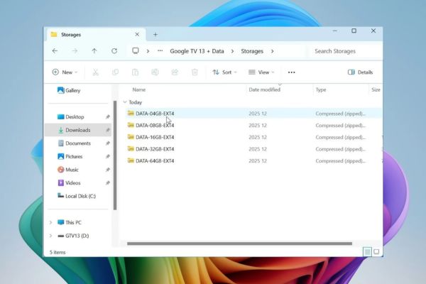 Hướng dẫn cài Google TV lên USB để biến PC thành TV 31 Chọn file nén phù hợp với dung lượng USB