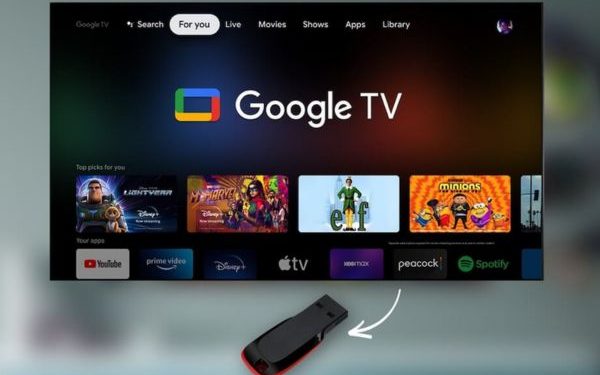 hướng dẫn cài Google TV lên USB