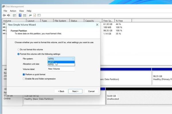 Hướng dẫn cài Google TV lên USB để biến PC thành TV 28 Chuyển đổi định dạng phân vùng sang exFAT