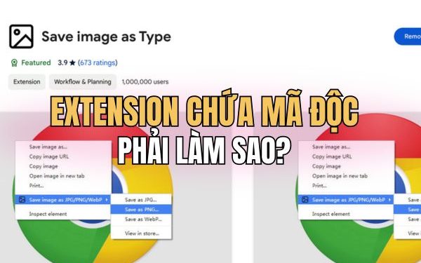 Save image as Type chứa mã độc