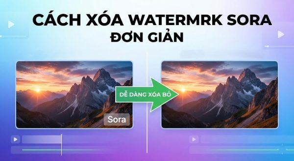 Top 3 Cách Xóa Watermark Sora Tốt Nhất 2026