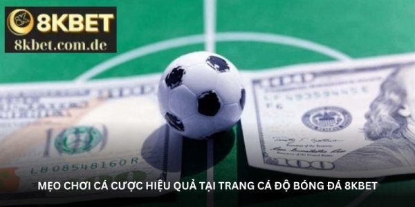 Mẹo chơi cá cược hiệu quả tại trang cá độ bóng đá 8KBet