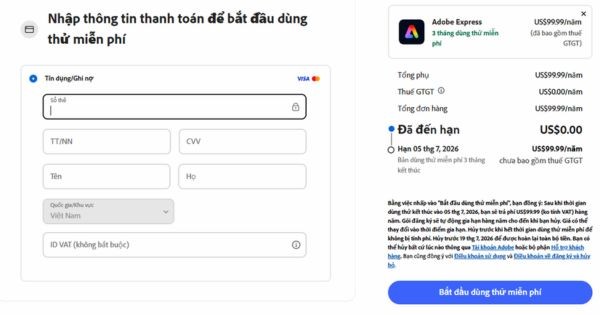 Hướng dẫn nhận 3 tháng Adobe Express Pro miễn phí 10 Hướng dẫn nhận 3 tháng Adobe Express Pro miễn phí