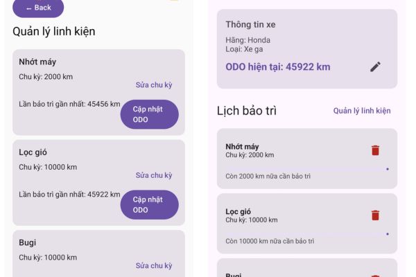 MyVehicle: App nhắc bảo trì xe máy tiện lợi và bảo mật 6 Tổng quan về app nhắc bảo trì xe máy MyVehicle