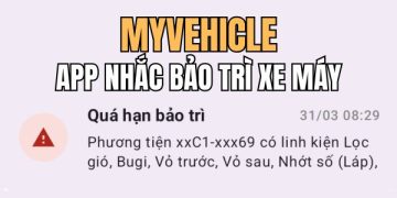 app nhắc bảo trì xe máy