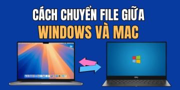 cách chuyển file giữa Windows và Mac qua mạng LAN
