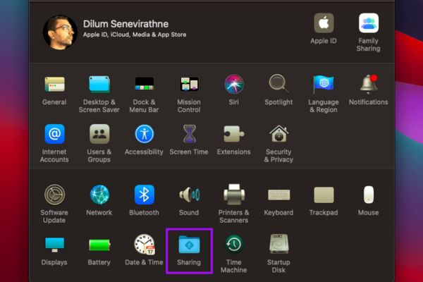 Thiết lập chia sẻ thư mục từ Mac sang Windows