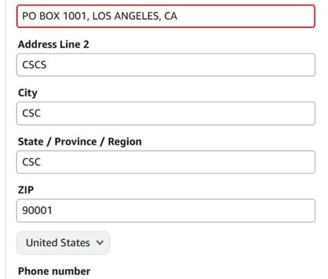 Cách nâng cấp SuperGrok Heavy miễn phí 1 năm qua Amazon Pay 28 Điền thông tin địa chỉ vào