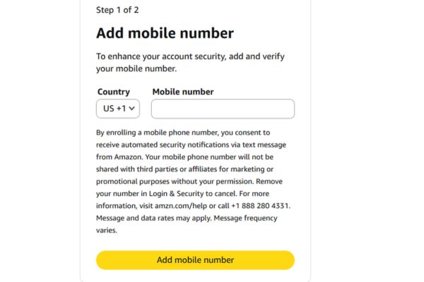 Cách nâng cấp SuperGrok Heavy miễn phí 1 năm qua Amazon Pay 23 Điền số điện thoại Mỹ bạn vừa có