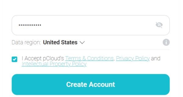 Nhấn Create Account