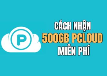 cách nhận 500GB pCloud