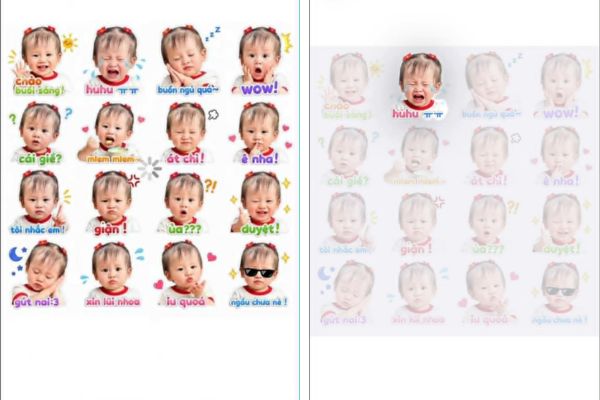 Thêm mới bộ sticker cá nhân