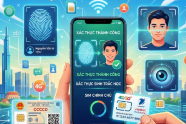 How to authenticate the owner’s SIM on VNeID from April 15