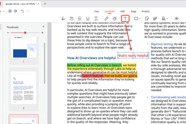 Thêm chú thích và ghi chú