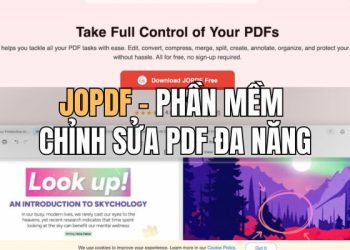 JOPDF: Phần mềm chỉnh sửa PDF đa năng cho Windows và Mac 13 JOPDF