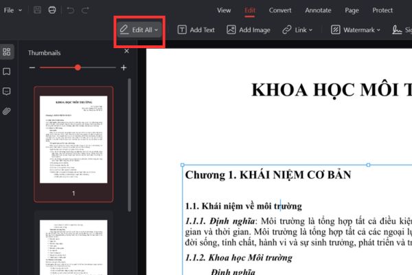 Cách chỉnh sửa văn bản