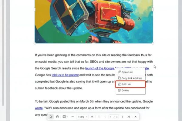 Chỉnh sửa liên kết