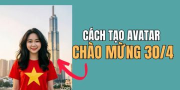 tạo avatar chào mừng 30/4