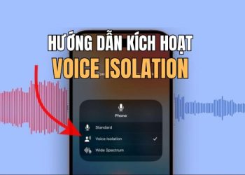 Cách bật Voice Isolation, giúp loại bỏ tạp âm khi gọi điện trên iPhone 15 Voice Isolation