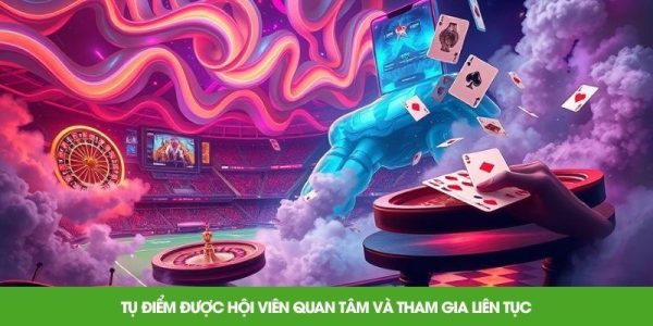 Tụ điểm được hội viên quan tâm và tham gia liên tục