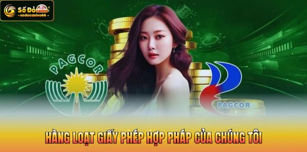 Hàng loạt giấy phép hợp pháp của chúng tôi