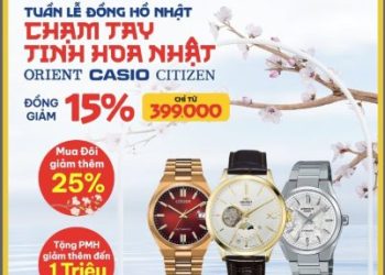 Tuần lễ đồng hồ Nhật: Chọn màu hợp mệnh, khởi đầu năm mới thuận lợi tại Thế Giới Di Động 9