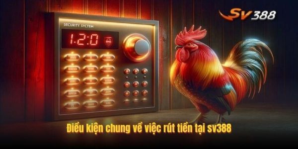 Điều kiện chung về việc rút tiền tại SV388