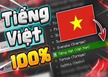 cách cài tiếng Việt cho game Minecraft