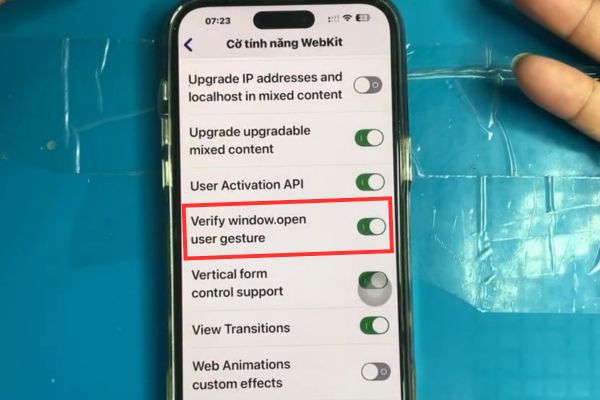Instructions on how to block pop-up ads on Safari