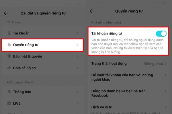 Hướng dẫn cách để người quen không thấy Tiktok của mình
