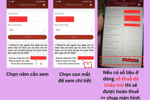 Làm sao để biết mình được hoàn thuế?