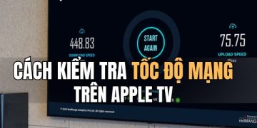 cách kiểm tra tốc độ mạng trên Apple TV