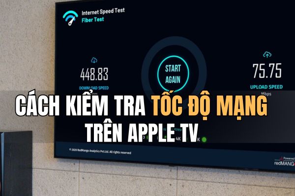 How to check network speed on Apple TV when the image is jerky or lagging