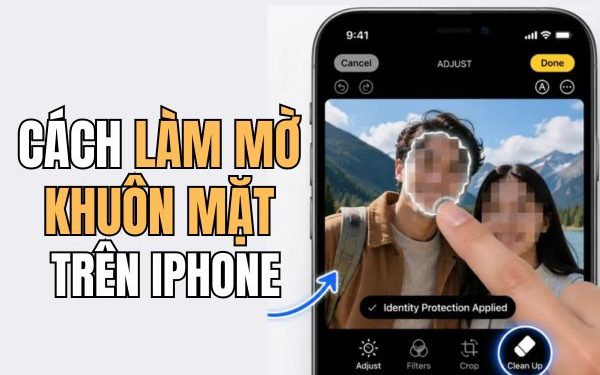 cách làm mờ khuôn mặt trên iPhone