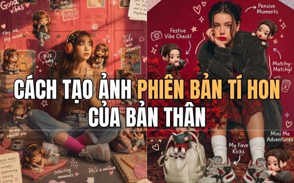 cách tạo ảnh phiên bản tí hon của bản thân