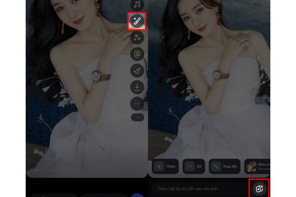 Cách tạo hiệu ứng flash cho ảnh trên Instagram cực xịn 14 Nhấn chọn vào các biểu tượng như hình