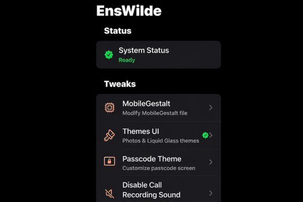Other cool features on EnsWilde