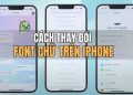 cách thay đổi font chữ iPhone