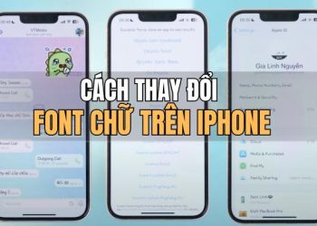 cách thay đổi font chữ iPhone