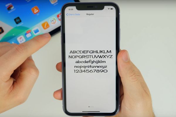 Important note when changing iPhone font