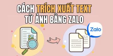 cách trích xuất văn bản từ ảnh bằng Zalo