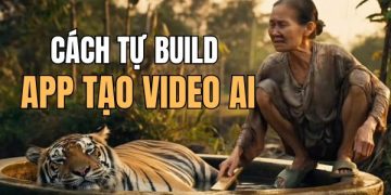 cách tự build app tạo video AI
