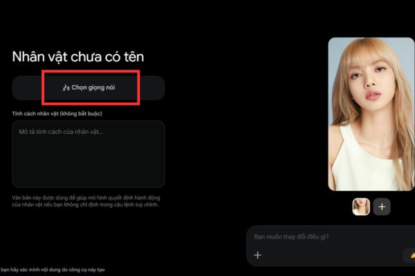 Chọn một giọng nói phù hợp