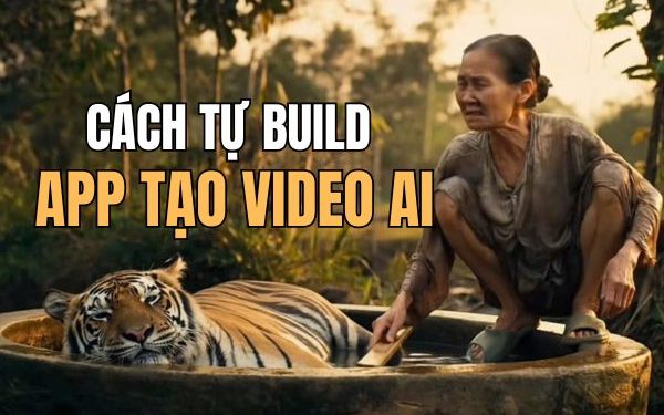 cách tự build app tạo video AI